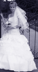 Свадебное платье белоснежное